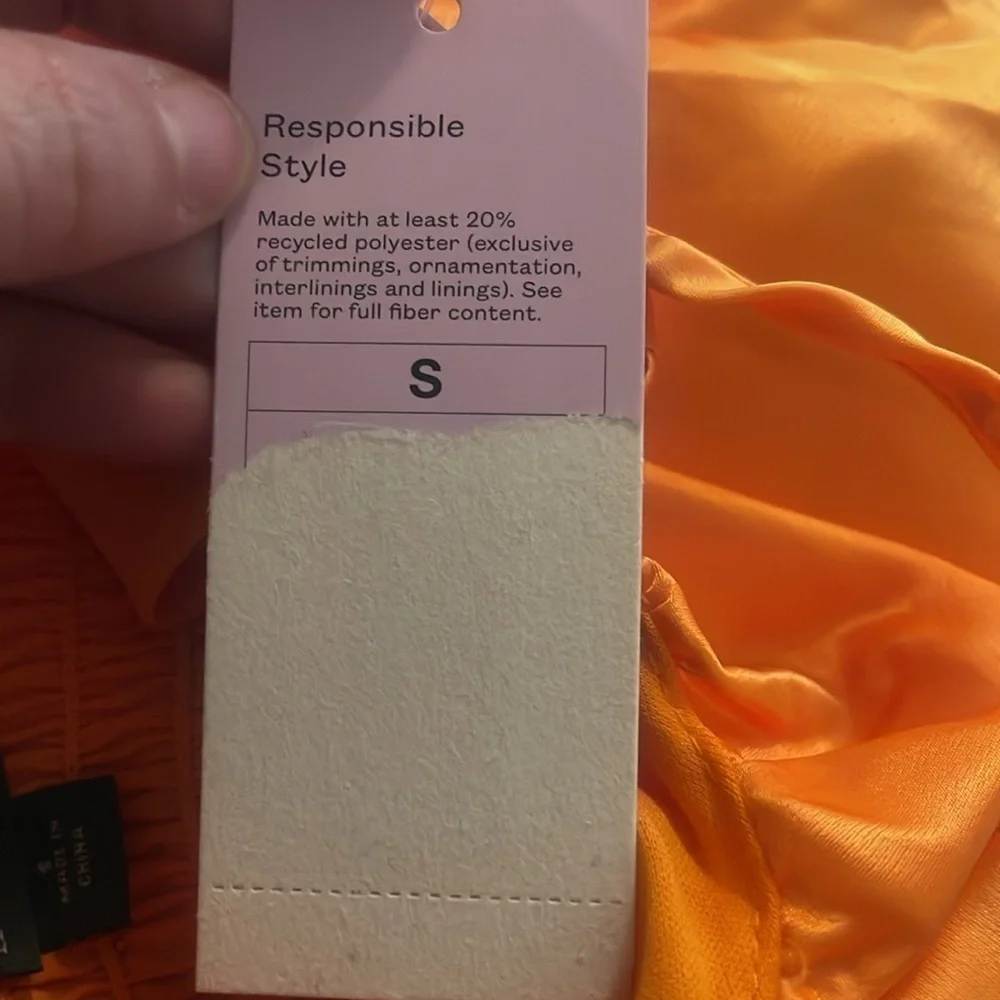 Wild Fable NWT sexy orange 🍊 dress‎ size small - Picture 6 of 6